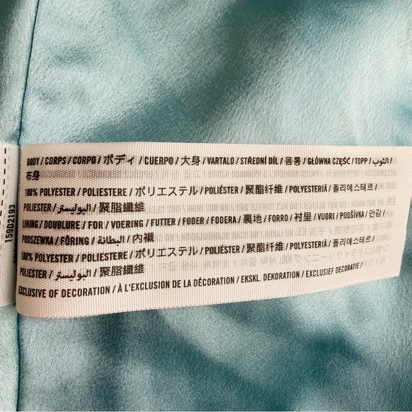 Abercrombie & Fitch Blue Giselle Pleated Cutout Maxi Dress Medium 36232 - Picture 12 of 15